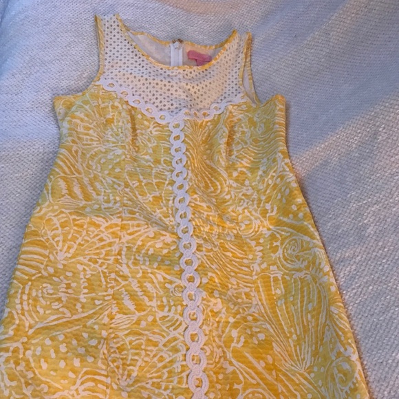Lilly yellow & white dress - Picture 2 of 6